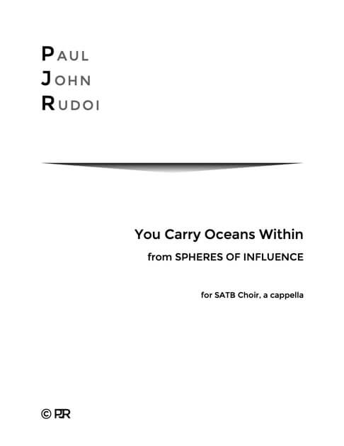 PJR You Carry Oceans cover