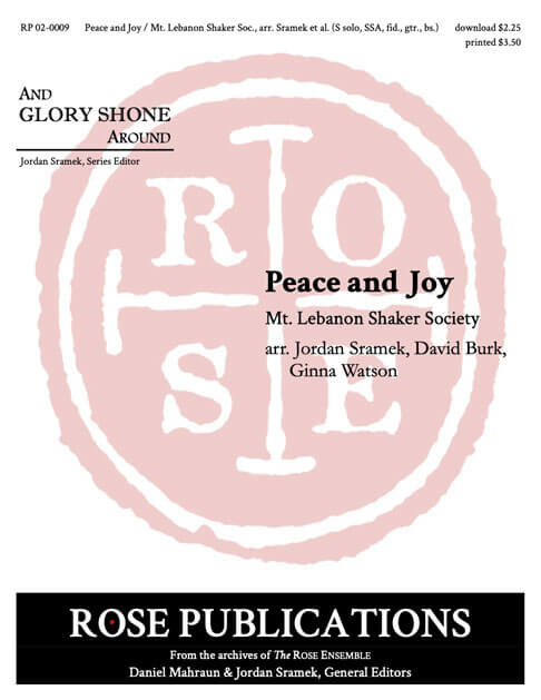 Peace and Joy cover