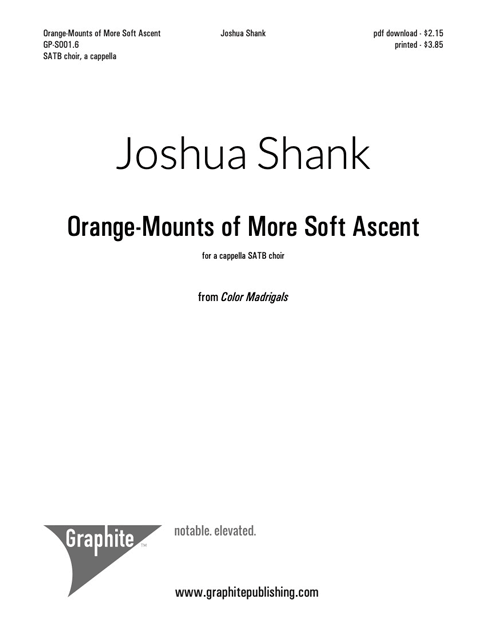 Orange-Mounts of More Soft Ascent Score Cover
