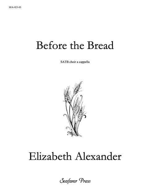 Before the Bread (SATB) cover