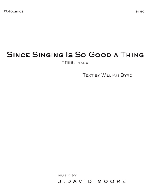 JDM-Since singing Is So Good a Thing cover