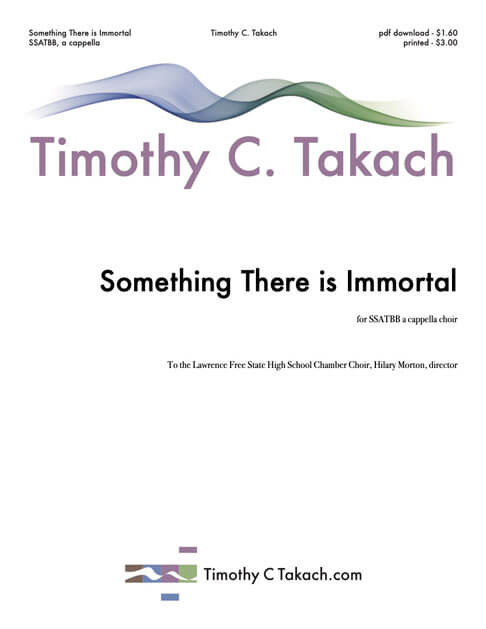 Something There Is Immortal cover