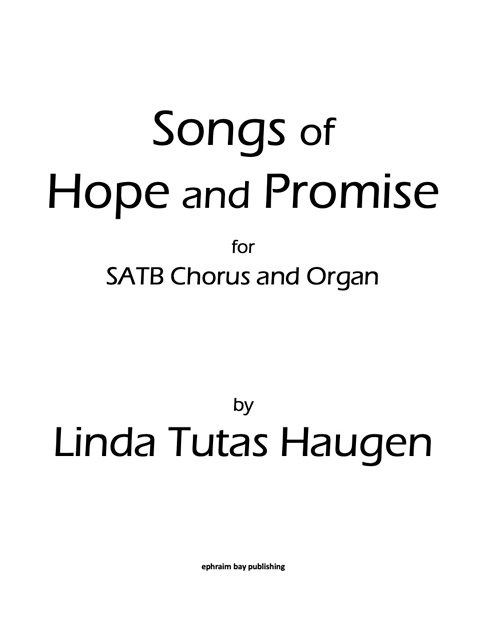Songs of Hope and Promise (3 Anthems) cover
