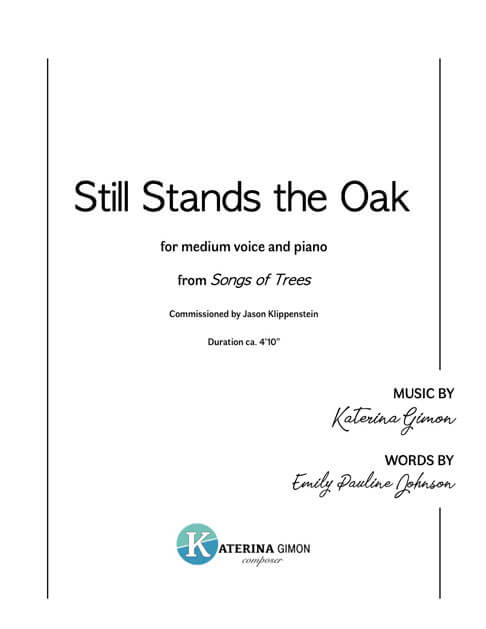 Still Stands the Oak Medium Voice cover