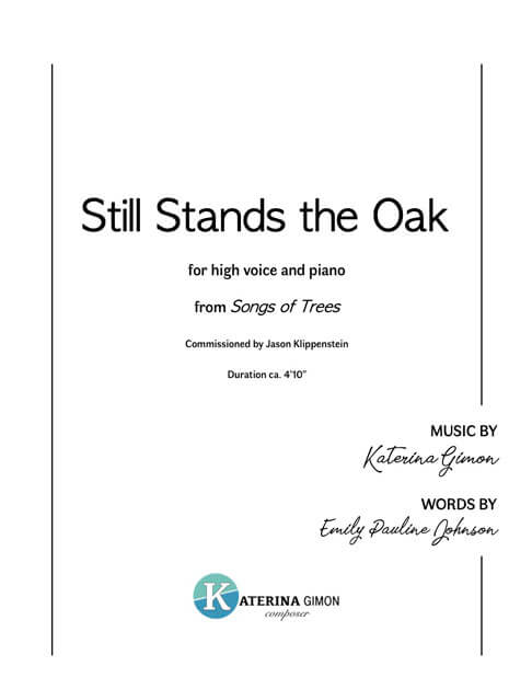 Still Stands the Oak High Voice cover