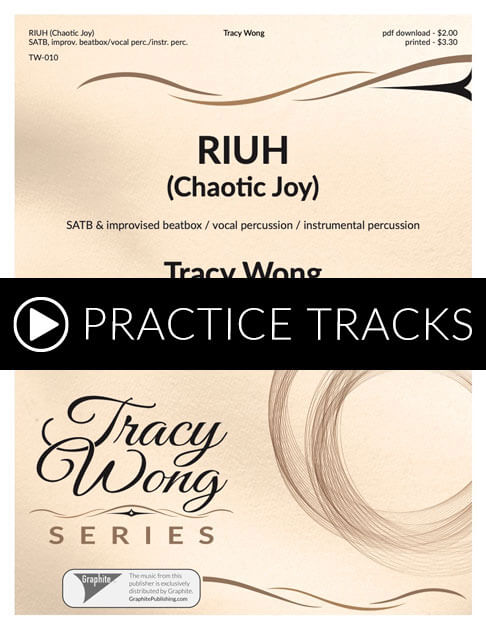 RIUH (Chaotic Joy)! (SATB Practice Tracks) cover