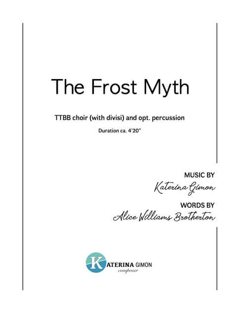 The Frost Myth TTBB cover