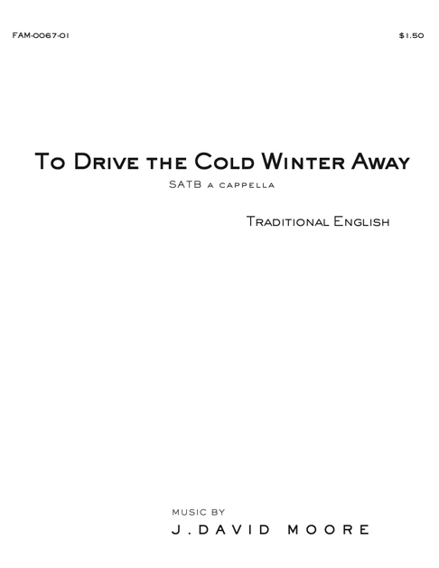 JDM-To Drive the Cold Winter Away cover