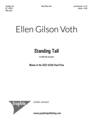 Standing Tall (SAB) Score Cover