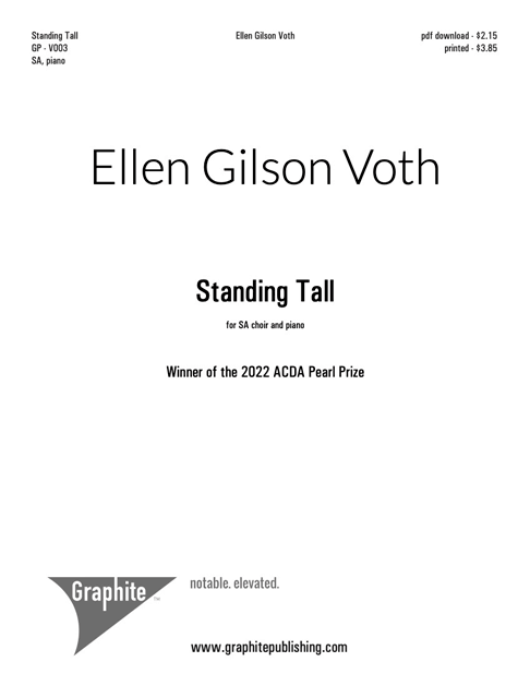 Standing Tall (SA) Score Cover