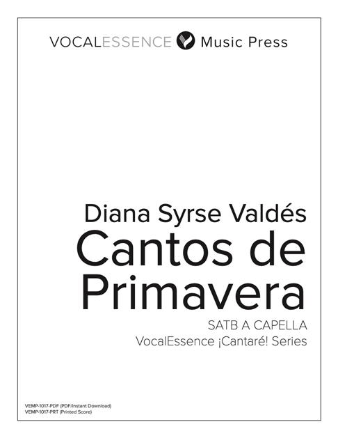 Cantos de Primavera (Songs of Spring) cover