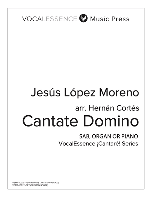 Cantate Domino (SAB) cover