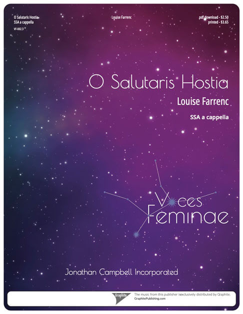 O Salutaris Hostia (SSA) cover