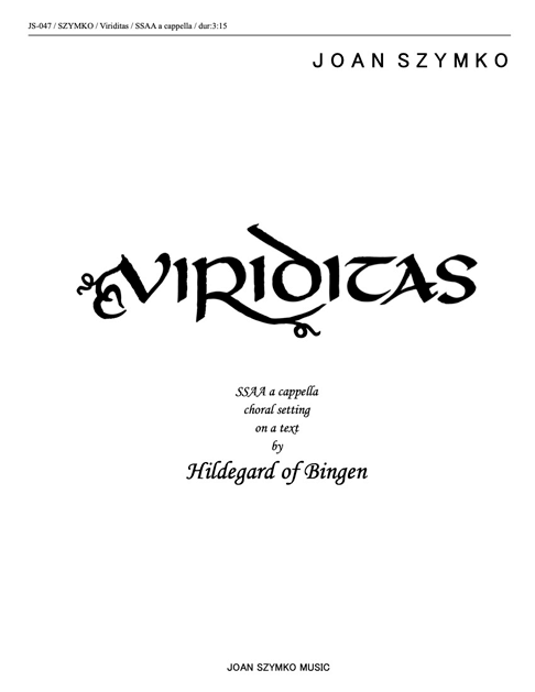 Viriditas cover