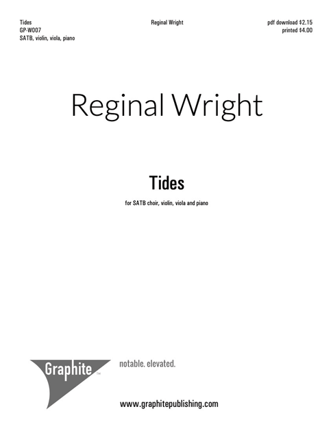 Tides Score Cover