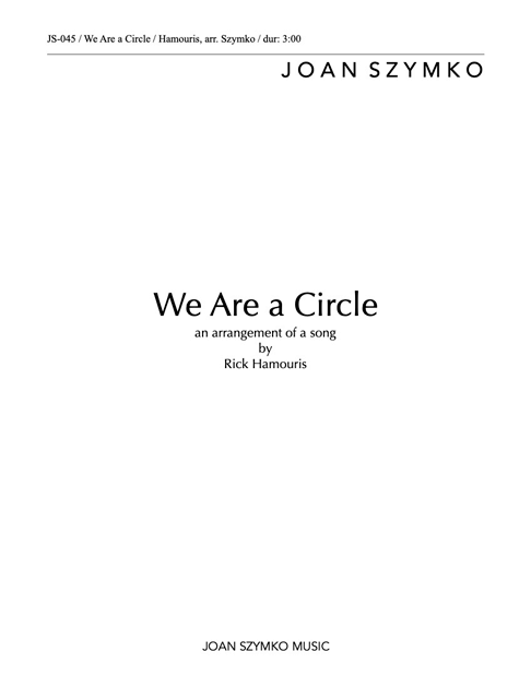 We Are a Circle cover