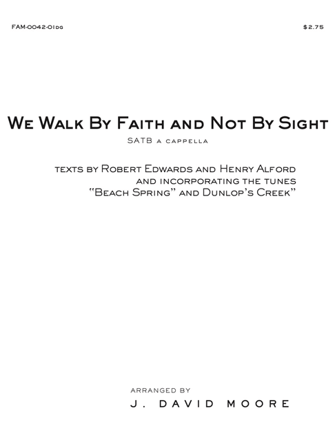 JDM-We Walk By Faith and Not By Sight cover