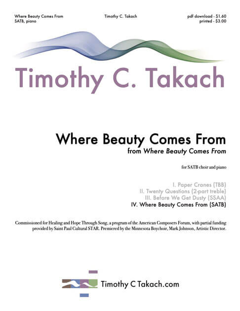 Where Beauty Comes From cover