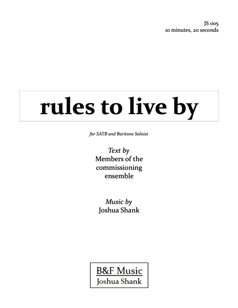 rules to live by cover