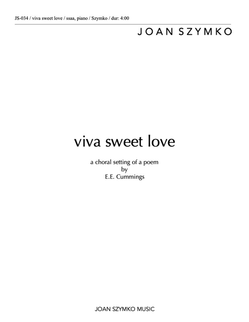 viva sweet love cover
